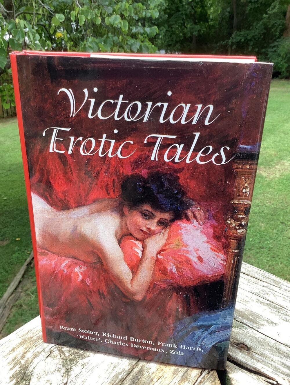 Victorian Erotic Tales Hardcover Book Bram Stoker Zola Literature Dust Jacket